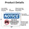 Signmission Use Of Camera Or Video Prohibited, 10 in W x Rectangle, Aluminum OS-2PACK-NS-A-710-L-16789 - alternate 6